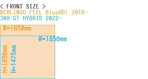 #BERLINGO FEEL BlueHDi 2018- + 308 GT HYBRID 2022-